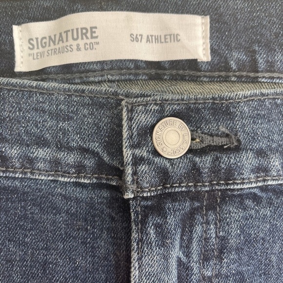 NEW LEVI Signature Jeans 48 X 32 Athletic Stretch - Picture 10 of 13